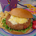 Pork & Pepperoni Pizza Burgers
