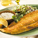 Classic Saut�ed Trout with Tangy Tartar Sauce