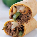 Philly Mushroom Cheese Steak Wrap